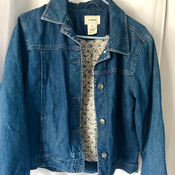 ll bean jean jacket